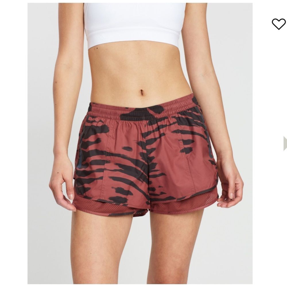 Adidas By Stella McCartney Run M20 Shorts in Red L - Picture 2 of 15